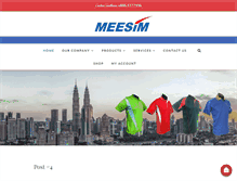 Tablet Screenshot of meesim.com.my